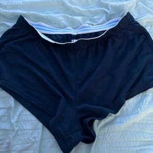 Sleep shorts dark blue